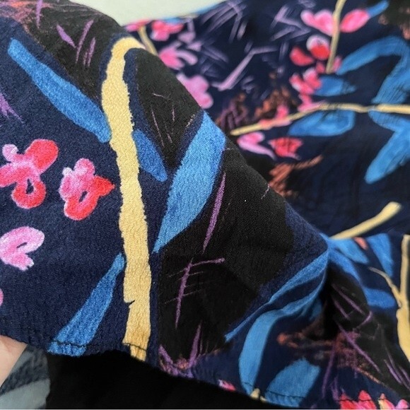 Anthropologie Maeve Elia Cold Shoulder Floral Dress, Size 0 NWOT - Picture 9 of 12